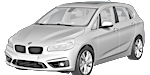 BMW F45 B2A25 Fault Code